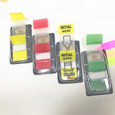 China Color Pet Page Marker Fancy Plastic Note Self Adhesive Customized Sticky Notes for sale