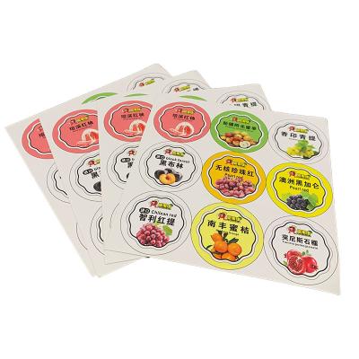 China Custom Colorful Waterproof Plant Label Waterproof Sticker For Fruits And Vegetables for sale