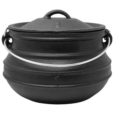 China Sustainable pot #1, South Africa potjie pot, Cast iron Potjie flat bottom for sale