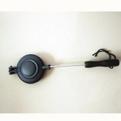 China Disposable Cast Iron Jaffle with Detachable Steel and Wood Handles for sale