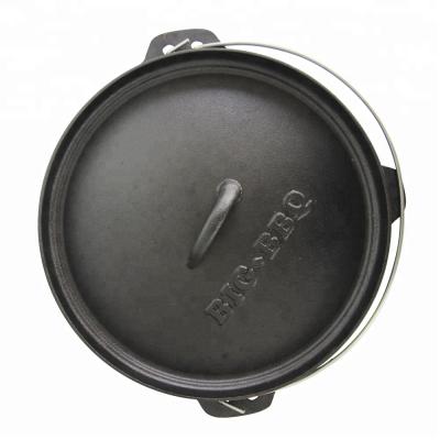 China Sustainable Cast Iron Dutch Oven Potjie / Big Pot for sale