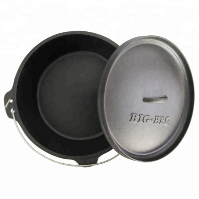 China Sustainable Outdoor Camping Cast Iron Dutch Oven for sale