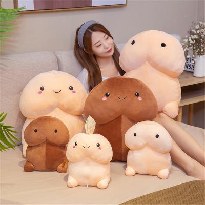 China Lovely Gift 50cm Spoof Toy Erotic Plush Pillows Sexy Doll Penis Stuffed Toy Fun Wedding Gifts For Girlfriend for sale