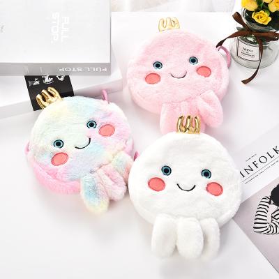 China Gift Children Play 2022 Cute Jellyfish Pack Cartoon Children's Doll Stuffed Crossing Package Kawaii Plush Toy for sale