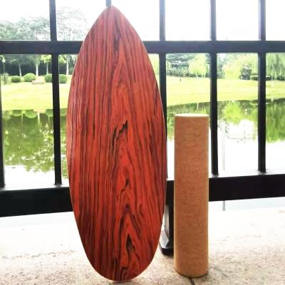 China Hot Selling Exercise Maple Board Balance Skate Board Wooden Blank Board Training Deck Indoor Surfing Balance Trainer for sale