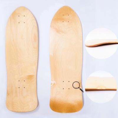 China Cheap Outdoor Activities Skate Boards Wholesale 7 Extended Custom Empty Maple Old School Land Surf Skateboard Decks for sale