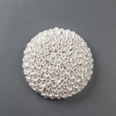 China Custom Minimalist Round Nordic Simple Living Room Flower Wall Interior Decorations For Wall Art Home Decor for sale