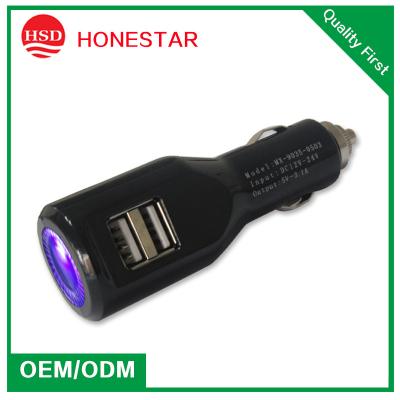 China 5V 3.1A  dual USB car charger for sale