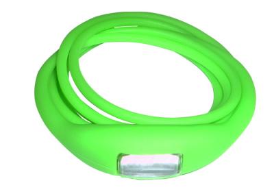 China SGS Mixed Silicone Rubber, 1ATM Waterproof Green Negative Ion Watch Wrap Watches for Women for sale