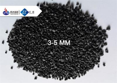 China 0 - 1mm / 5 - 8mm Industrial Black Alumina Al2O3 62% Min. Anti Skid Pavement for sale