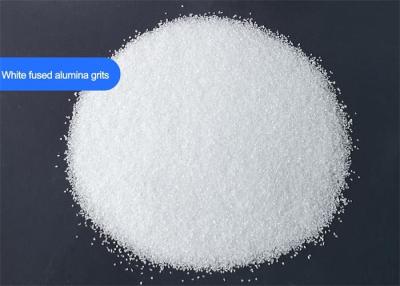 China White Aluminium Oxide Blasting Media Grits Al2O3 99% Purity High Cutting Efficiency for sale