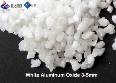 China Thermal Stable Fused White Alumina , 3 - 5 Mm Abrasive Aluminium Oxide for sale