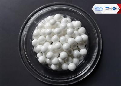 China 95 Yttria Stabilized Zirconium Oxide Balls 1100HV Harness 0.5ppm / H Abrasion Loss for sale