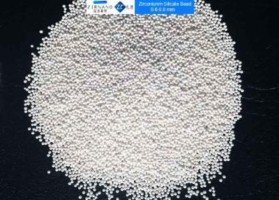 China 65% ZrO2 0.6 - 0.8mm High Efficiency Grinding Media For Ultra - Fine Grinding Long Service Life for sale