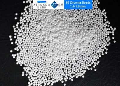 Chine 95 boules en céramique d'oxyde de zirconium, blanc perles d'oxyde de zirconium de 0,1 - de 0.2mm  à vendre