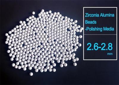 China Zirconia Toughened Alumina Beads For Metal Polishing in vibration polishing machine for sale