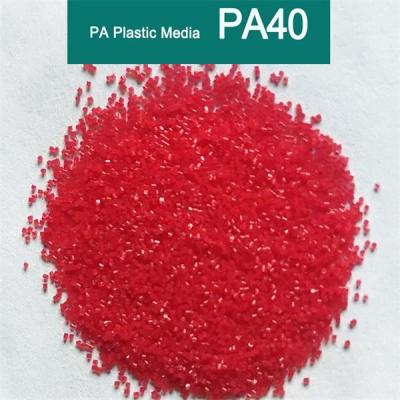 China Rode PA Plastic Media die PA40 voor Plastic ZandstralenOppervlaktebehandeling vernietigen Te koop