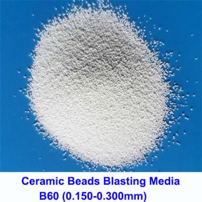 China 88% Min Roundness Bead Blasting Beads B60 B80 B100 B120 For Stainless Steel Parts for sale