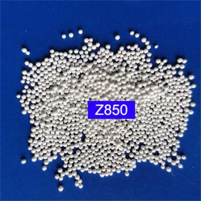 China Non Ferrous AMS Ceramic Shot Peening Media Z850 Z600 Z425 For Engines And Wheel Hub for sale