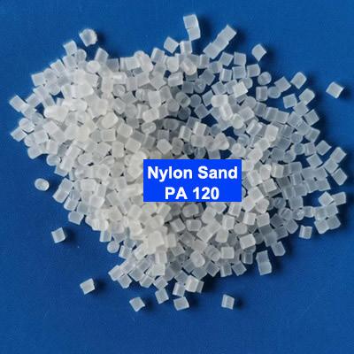 China PA30 Nylon Plastic Media Blasting Sand Polyamide For Injection Parts Deburring for sale