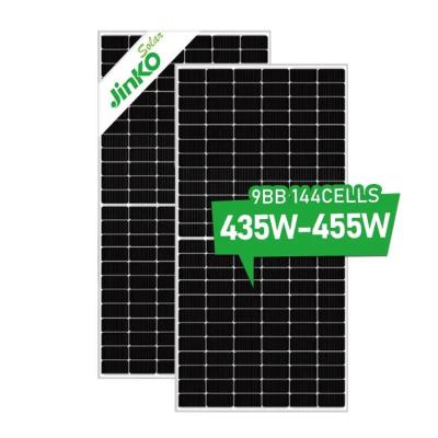 China Jinko Mono Bifacial Solar Panel 166mm Solar Cell 440w 445w 450w Price 166*166mm for sale