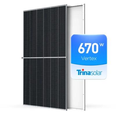 China Residencial New Design Trina Solar Panel 800 Watt 700W Perc Solar Panel Solar Panel with Cheap Price for sale