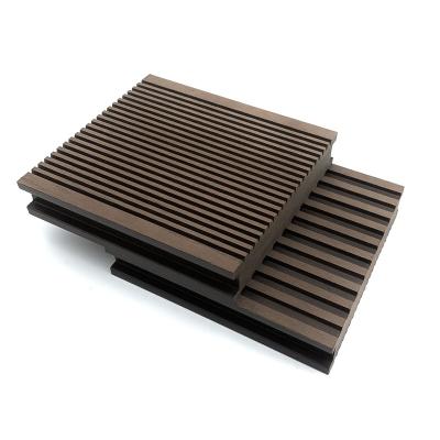 China Outdoor decking wood wpc decking board wpc plastic composite flooring waterproof anti-slip wear-resistant outdoor decking for sale