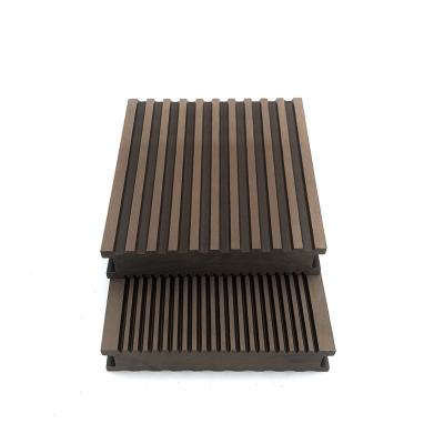 China Plastic Composite Decks Waterproof Price Wear Resistant Good Anti-Slip Wooden Wpc Flooring Wpc Flooring Decking for sale