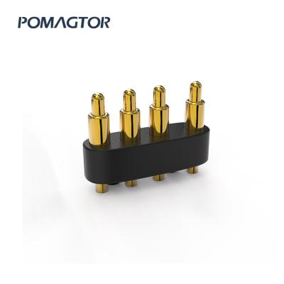 China High Class Power Precision Spring Pogo Connector 4 Pin for sale