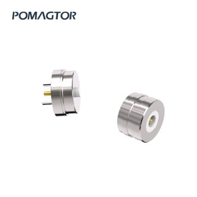 China Automotive 10mm High Currents Fast Charging 2 Pin Magnetic Connector Customized Connector for sale