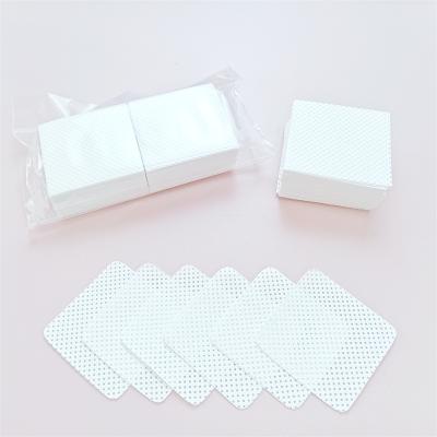 China Cloth Nails Nails New Real Lint Free Nail Art Cloths Customized Soft Nail Polish Removal Wipes White And Pink for sale