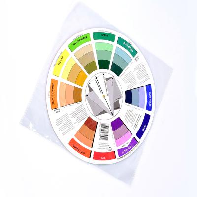 China A guide to mixing color ready to ship 14cm/23cm Artist Makeup Color Wheel Art Tattoo Ink Color Wheel for sale