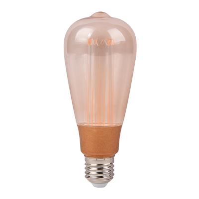 China Eco-friendly Retro No Radiation Decoration 360 Degree ST64 2200K 1W LED Bulb Lights Lamp for sale