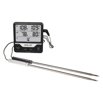 China Dual Probes American Kitchen BBQ Grill Meat Thermometer Oven Digital Instant Fast Read Food Cooking Thermometer for sale