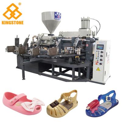 China De Pantoffel die van kristalschoenen Machine, pvc-van het de Schoensandelhout van de jonge geitjesgelei de Machine van het de Injectieafgietsel maken Te koop