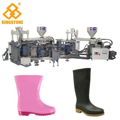 China Three Color Full Plastic Rain Boot Making Machine For PVC / TPR Raw Material for sale