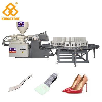 China Direkt Drehspritzen-Maschine für hohen Absatz/Einlegesohle Midsole/pp. zu verkaufen