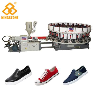 China PVC-Schuhe Arbeitskräfte CER SGS 2-3, die Maschine mit dem oberen Dauern/30-35kw/H herstellen zu verkaufen