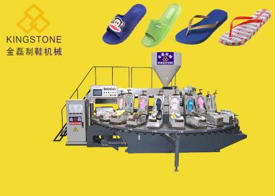 China Automatische Plastic Flip Flop/Pantoffel/Sandelhout/Chappal-Injectie het Vormen Machine Te koop