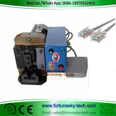 China RJ45 Crimping Machine 2P2C-8P8C RJ45 Crimper Crystal RJ11-RJ45 Crimping Machine MODULAR PLUG Automatic Terminal Machine for sale