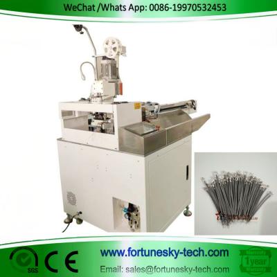 China Fully Automatic 5-Wire Multi Cut Strip Twist Tin Crimping Machine Stripping Length Front end:1-6mm,Back end:1mm-10mm for sale