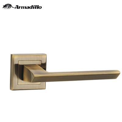 China Modern Bronze Finish Aluminum Alloy Modern Interior Door Handle for sale