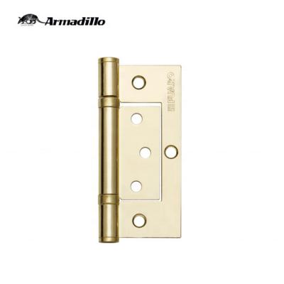 China Modern 2BB Gold Steel Sinkless Door Hinge for sale