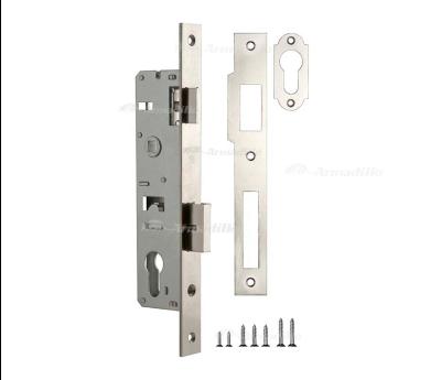 China Wholesale Profile Door And Aluminim 85 Mm Narrow Mortise Door Lock Body for sale