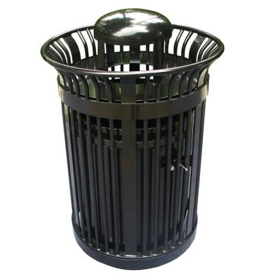 China China Street Garden Furniture Viable Metal Round China Trash Can for sale