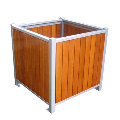 China Guangzhou Gavin Modern Large Outdoor Wooden Planter Box for sale