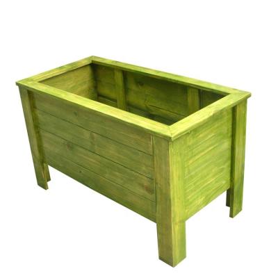 China FLOOR Pine Wood Outdoor Planter Wooden Planter Outdoor Planter for sale