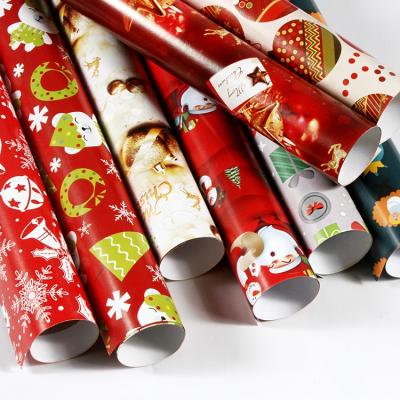 China Wholesale High Quality Hot Sale Antirust Christmas Gift Wrapping Paper Customized Christmas Wrapping Paper for sale