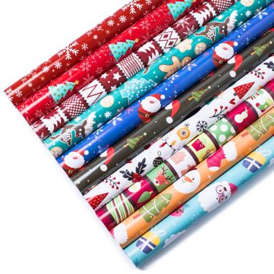 China Amazon Rustproof Wholesale Gift Wrapping Paper Roll Hot Sale Christmas Gift Wrapping Paper Roll for sale