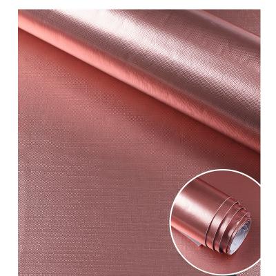 China Wholesale Silver and Gold Foil Oil Proof Stove Aluminum Foil Self Adhesive Modern Kitchen Wallpaper Self Adhesive for Kitchen for sale